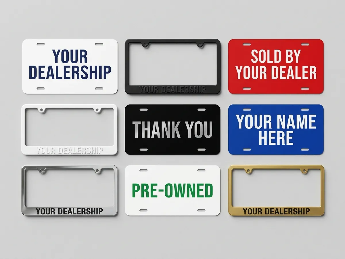 Custom License Plates & Frames