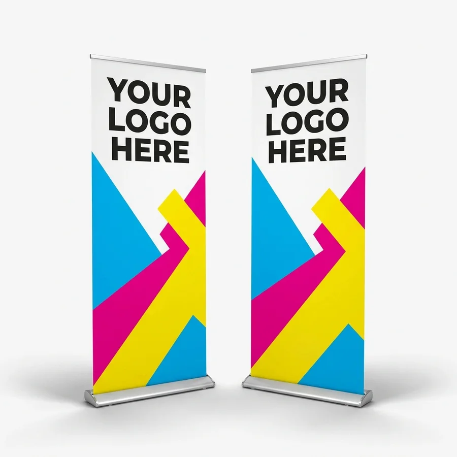 Retractable banner stands